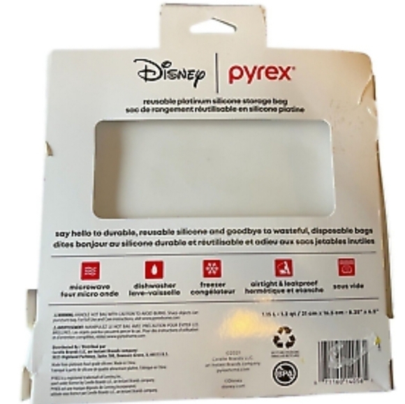 Pyrex Mickey Mouse Silicone Sandwich Bag - Picture 7 of 7